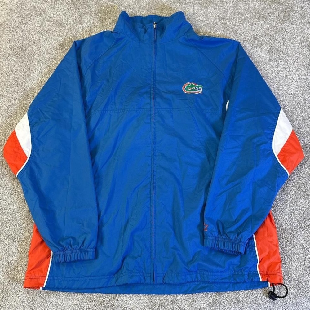 Vintage Florida Gators Windbreaker Track Jacket Large NCAA Team Gear